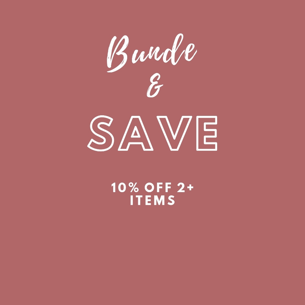 10% off bundles of 2+ items